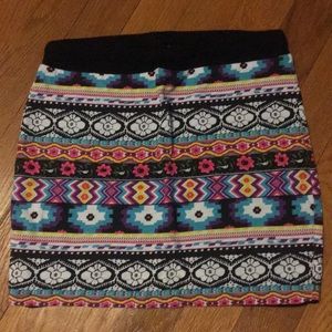 Tribal miniskirt